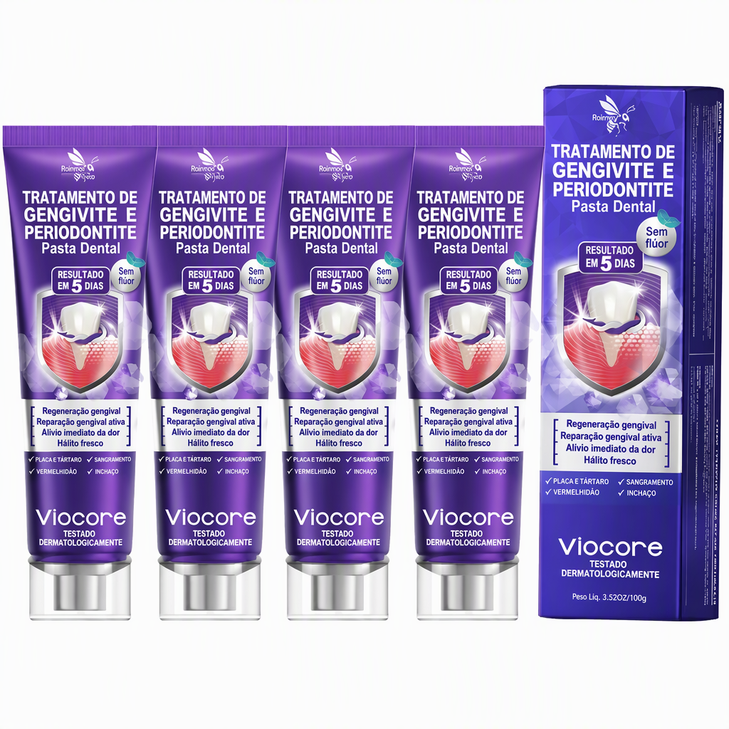 🇵🇹 Loja Oficial |🦷🍖 Rolimey® VioCore Pasta de dentes para o tratamento da inflamação das gengivas e da periodontite com veneno de abelha