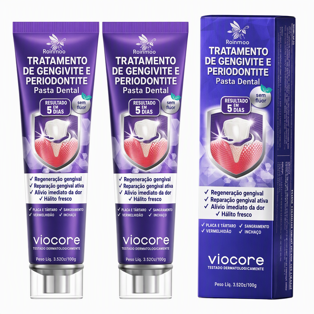 🇵🇹 Loja Oficial |🦷🍖 Rolimey® VioCore Pasta de dentes para o tratamento da inflamação das gengivas e da periodontite com veneno de abelha