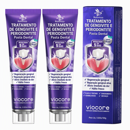 🇵🇹 Loja Oficial |🦷🍖 Rolimey® VioCore Pasta de dentes para o tratamento da inflamação das gengivas e da periodontite com veneno de abelha