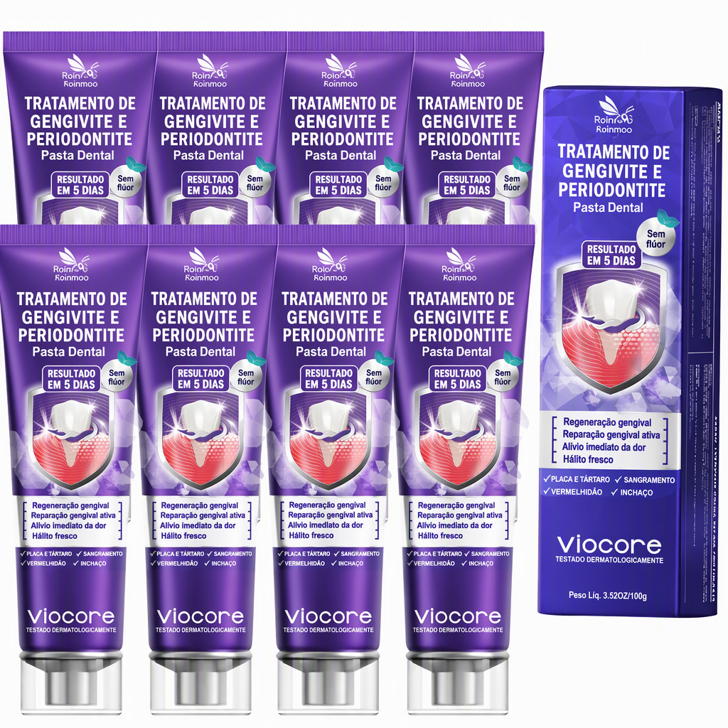 🇵🇹 Loja Oficial |🦷🍖 Rolimey® VioCore Pasta de dentes para o tratamento da inflamação das gengivas e da periodontite com veneno de abelha