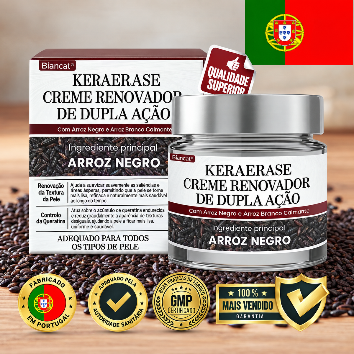 👑𝑳𝒐𝒋𝒂 𝑶𝒇𝒊𝒄𝒊𝒂𝒍 |🧨🧨Biancat® KeraErase Creme Renovador de Dupla Ação🌻