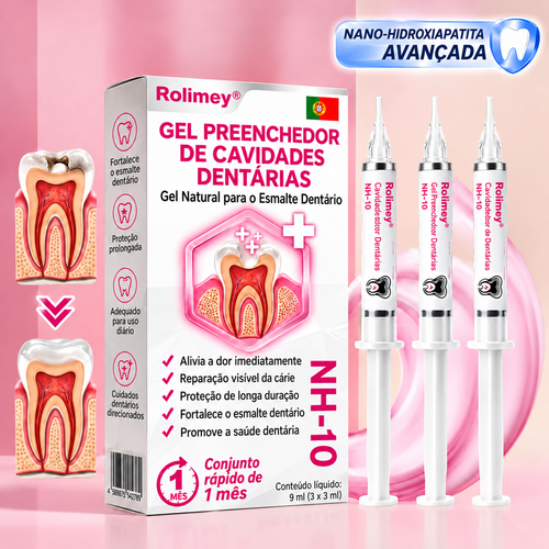 🇵🇹 Loja Oficial |🦷🍗 Rolimey® DenPerm – Gel natural de preenchimento do esmalte dentário para o tratamento de cáries