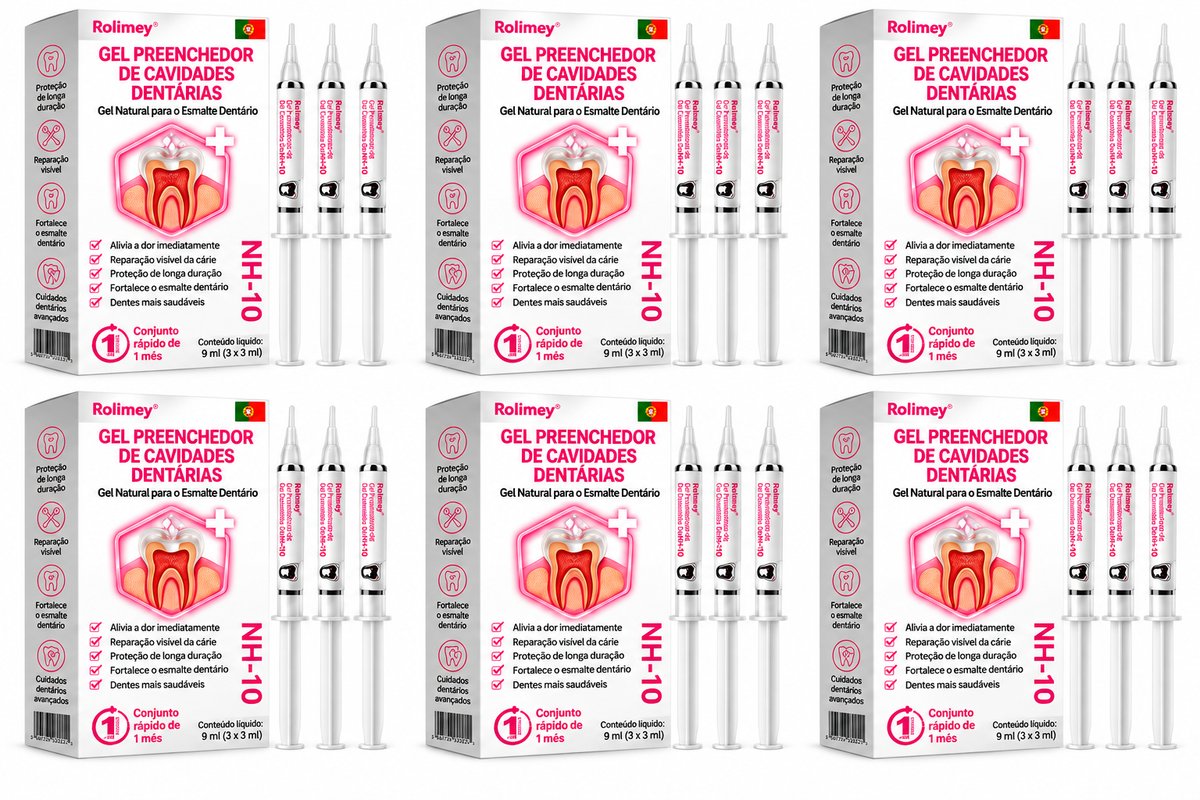 🇵🇹 Loja Oficial |🦷🍗 Rolimey® DenPerm – Gel natural de preenchimento do esmalte dentário para o tratamento de cáries