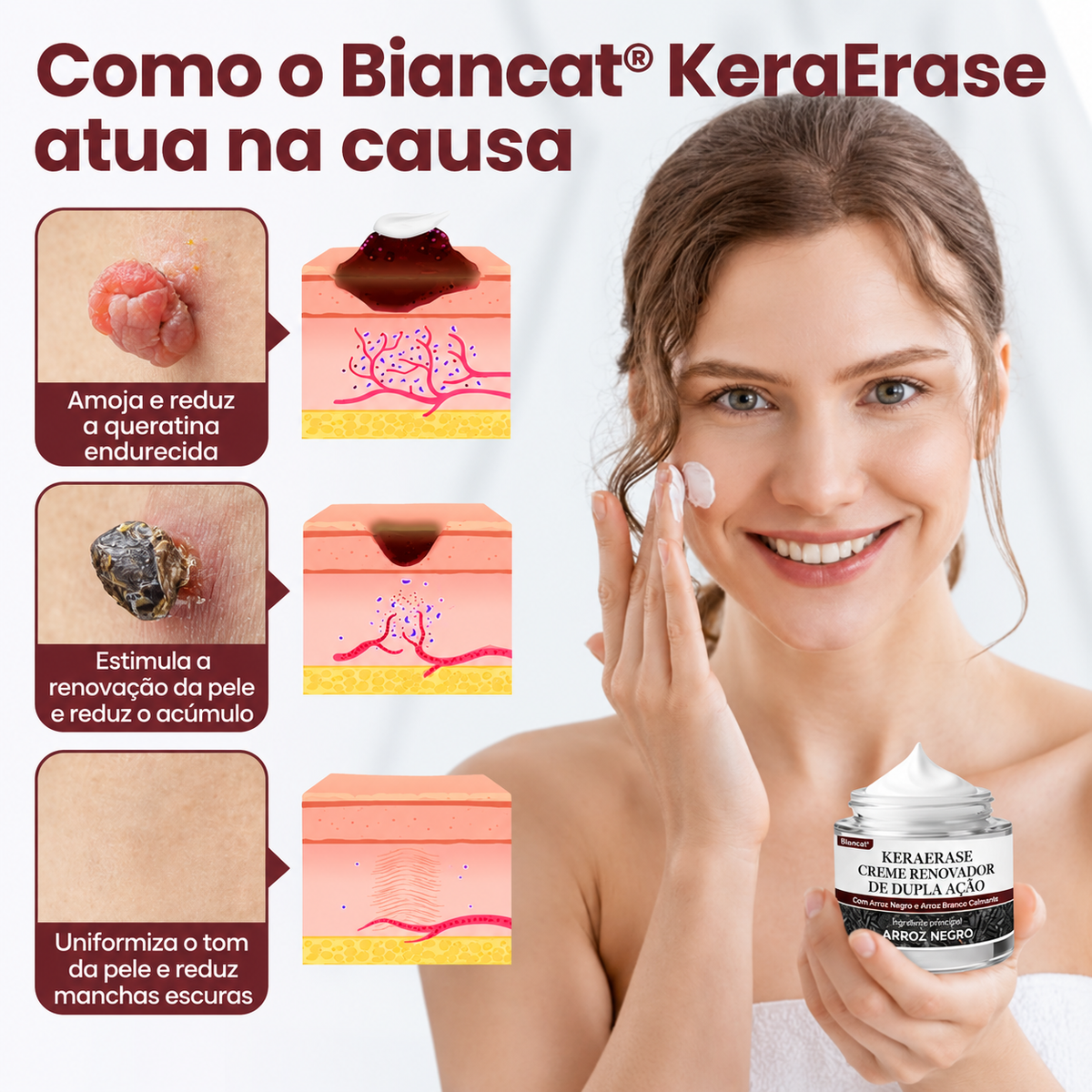 👑𝑳𝒐𝒋𝒂 𝑶𝒇𝒊𝒄𝒊𝒂𝒍 |🧨🧨Biancat® KeraErase Creme Renovador de Dupla Ação🌻