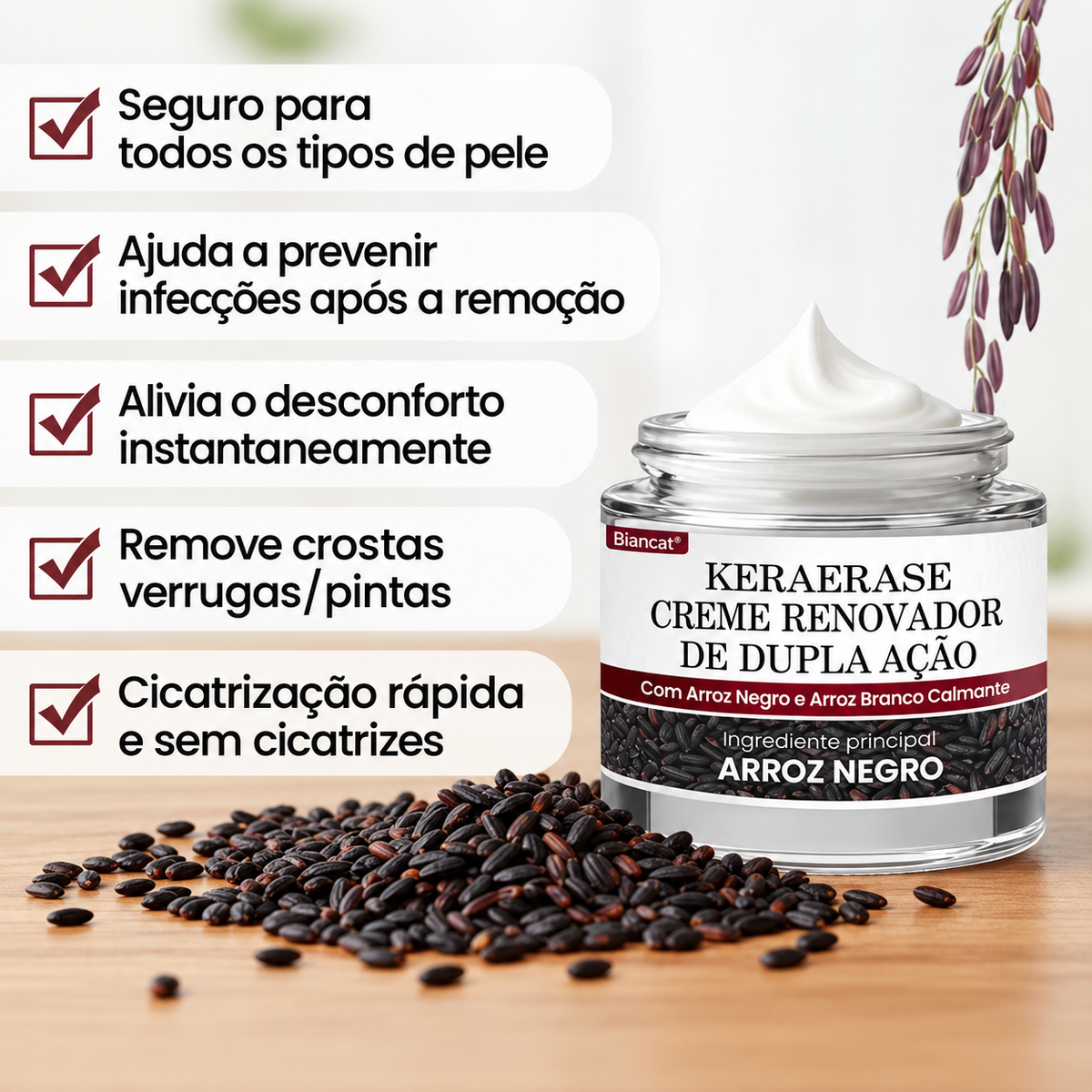 👑𝑳𝒐𝒋𝒂 𝑶𝒇𝒊𝒄𝒊𝒂𝒍 |🧨🧨Biancat® KeraErase Creme Renovador de Dupla Ação🌻