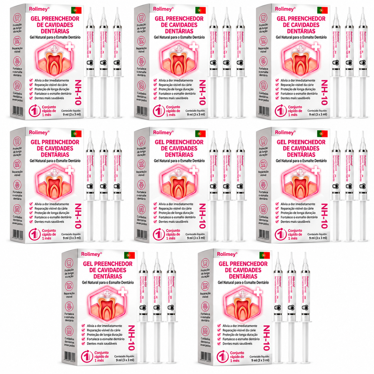 🇵🇹 Loja Oficial |🦷🍗 Rolimey® DenPerm – Gel natural de preenchimento do esmalte dentário para o tratamento de cáries