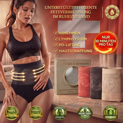 Offizieller Markenshop | 🍎🍎 PAURAJU® 2026 MORINGA UND BERBERIN 4-IN-1 MIKROKAPSELTE SHORTS FÜR FORMENDE UND FETTVERBRENNUNG